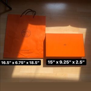 HERMES Box & Shopping Bag